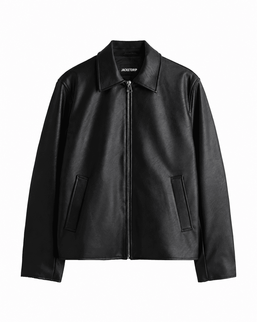 BLACK LEATHER JACKET